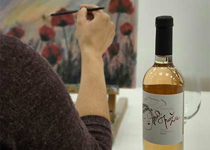 Paint & Wine radionica